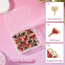 20Pcs Alloy Enamel Pendants&nbsp;ENAM-TA0003-62B