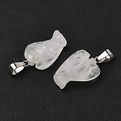 Natural Quartz Crystal Pendants&nbsp;G-B127-10P-17