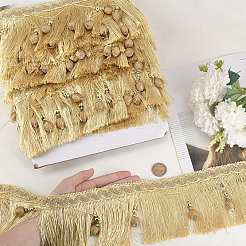 6M Polyester Tassel Lace Trim&nbsp;OCOR-OC0001-51C