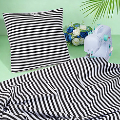Cotton Fabric with Strip Pattern&nbsp;DIY-PH0037-96F