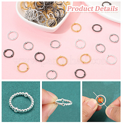 100Pcs 4 Colors Alloy Bead Frame&nbsp;FIND-SC0017-82