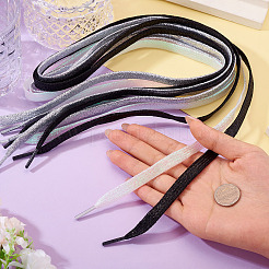 3 Pairs 3 Colors Polyester Cord Shoelace&nbsp;AJEW-TA0002-36B