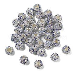 Sparkle Glass Rhinestone Round Beads&nbsp;OACR-S048-01J