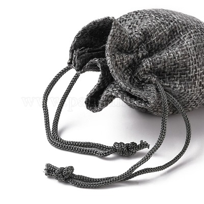 Burlap Packing Pouches Drawstring Bags&nbsp;ABAG-Q050-7x9-04-1