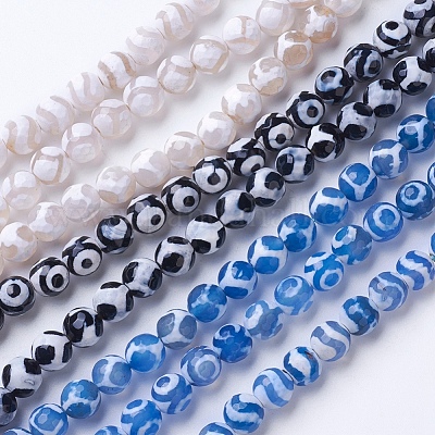 Tibetan Style dZi Beads&nbsp;G-G752-10mm-1