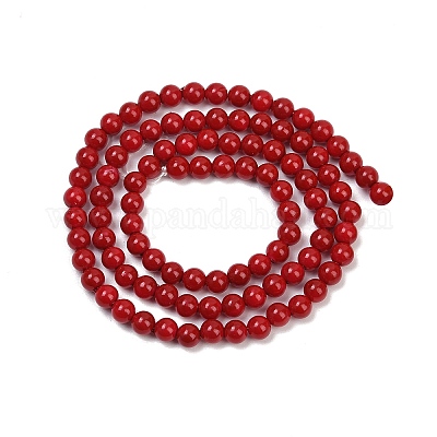 Shell Pearl Beads Strands&nbsp;BSHE-K015-4mm-01-1