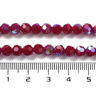 Opaque Glass Beads Strands&nbsp;EGLA-A035-P6mm-L16-1