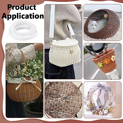 Plastic Wicker Strips&nbsp;DIY-WH0750-098C-1