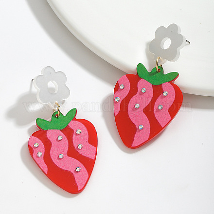 Acrylic Dangle Stud Earrings&nbsp;FS-WG592B9-03-1