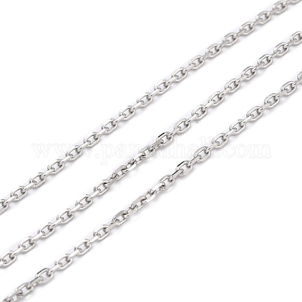 Tarnish Resistant 304 Stainless Steel Cable Chains&nbsp;CHS-D033-03P-01-1