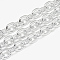 Aluminum Cable Chains, Unwelded, Oval, Gainsboro, 13x10x2.3mm