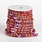 Ethnic Cord Polyester Cords, Colorful, 7x5mm, 10yards/roll