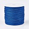 Nylon Braided Threads, Chinese Knotting Cords for Jewelry Making Macrame Craft, Blue, 0.8mm, about 49.21 yards(45m)/roll