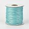 Eco-Friendly Korean Waxed Polyester Cord, Cyan, 2mm, about 90yards/roll(80m/roll)