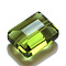 Imitation Austrian Crystal Beads, Grade AAA, K9 Glass, Faceted, Rectangle, Yellow Green, 6x8x4mm, Hole: 0.7~0.9mm