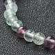Natural Fluorite Beaded Stretch Bracelets&nbsp;BJEW-A117-A-38-3