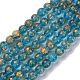 Handmade Gold Sand Lampwork Beads Strands&nbsp;LAMP-C010-01E-1