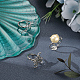 3Pcs 3 Styles Adjustable Brass Ring Components&nbsp;FIND-SC0016-75-3