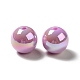 UV Plating Rainbow Iridescent Acrylic Beads&nbsp;PACR-D070-01E-2