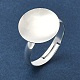 Adjustable Brass Pad Ring Setting&nbsp;KK-K414-01A-S-2