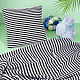 Cotton Fabric with Strip Pattern&nbsp;DIY-PH0037-96F-4
