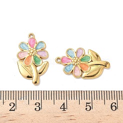 304 Stainless Steel Enamel Pendants&nbsp;STAS-H483-27A-G