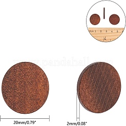 Painted Wood Cabochons&nbsp;WOOD-NB0001-30
