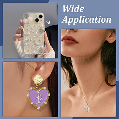 6 Sets Zinc Alloy Cabochons&nbsp;FIND-LP0001-67