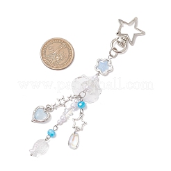 Jellyfish Glass Pendant Decorations&nbsp;HJEW-JM02962-02