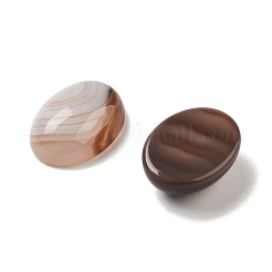 Dyed & Heated Natural Banded Agate Cabochons&nbsp;G-G145-01B-24