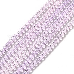 Transparent Gradient Color Glass Beads Strands&nbsp;X1-GLAA-H021-01B-26