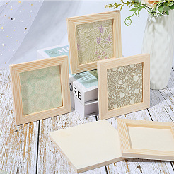 DIY Children Wood Decoration Clay Picture Frame&nbsp;WOOD-WH20008-07E