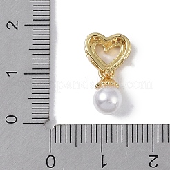 Rack Plating Brass Micro Pave CLear Cubic Zirconia Pendants&nbsp;KK-E110-01G