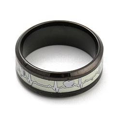 304 Stainless Steel Luminous Finger Rings&nbsp;RJEW-Z016-02EB
