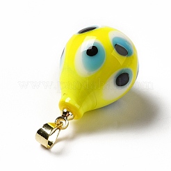 Handmade Evil Eye Lampwork Pendants&nbsp;LAMP-F026-04E