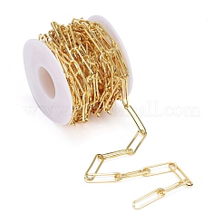 Soldered Brass Paperclip Chains&nbsp;CHC-G005-12G