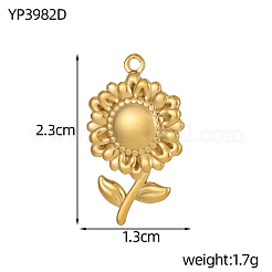 304 Stainless Steel Pendants&nbsp;STAS-OY017-12G