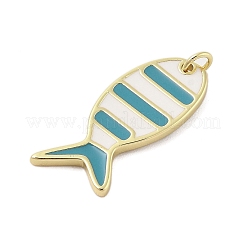 Rack Plating Brass Enamel Pendants&nbsp;KK-Z074-10G-01