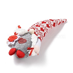 Valentine's Day Cloth Doll Gnome Figurines&nbsp;LS-DJEW-K021-01B