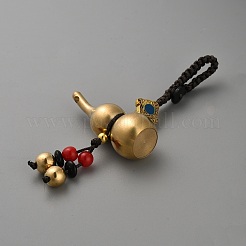 Feng Shui Gourd Brass Pendant Decorations&nbsp;HJEW-WH20002-01A