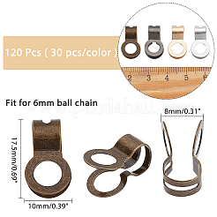 120Pcs 4 Colors Iron Ball Chain Connectors&nbsp;IFIN-AR0001-17