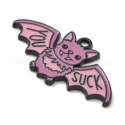 Halloween Theme Alloy Enamel Pendants&nbsp;X1-ENAM-I060-07C