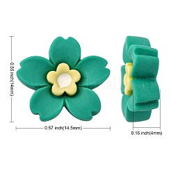 70Pcs 7 Colors Opaque Resin Cabochons&nbsp;CRES-CJ0001-52