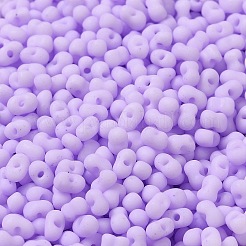 Glass Frosted Seed Beads&nbsp;SEED-K009-05B-04