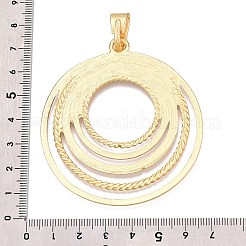 Rack Plating Eco-Friendly Alloy Big Pendants&nbsp;FIND-N005-38G