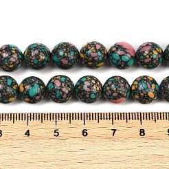 Natural Agate Beads Strands&nbsp;G-U030-C01-10mm