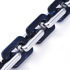Handmade Acrylic Cable Chains&nbsp;AJEW-JB00674-02