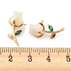 Natural Freshwater Shell Brass Pendants&nbsp;KK-Q806-05G