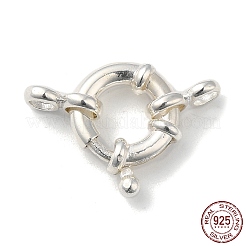 925 Sterling Silver Spring Ring Clasps&nbsp;STER-A007-23A