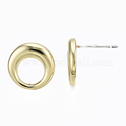 Alloy Stud Earring Findings&nbsp;PALLOY-T064-66LG-RS